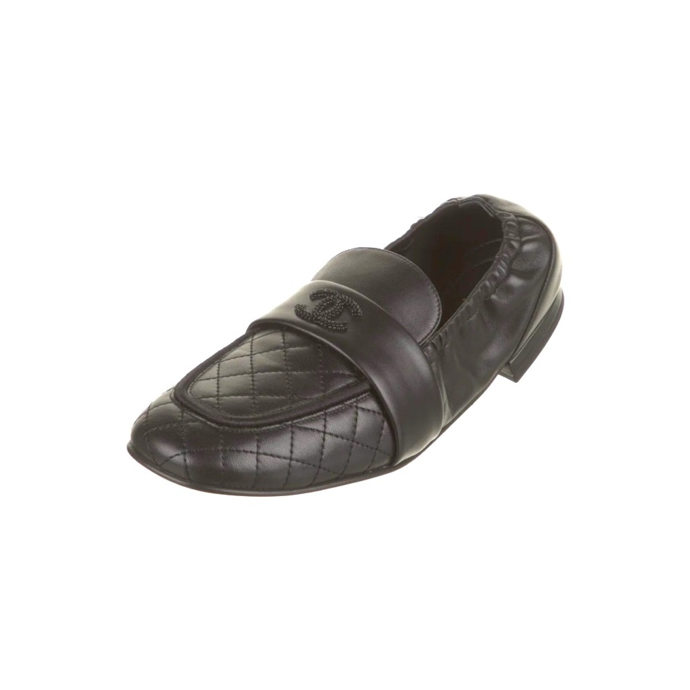 Chanel CC Lambskin Loafers - Picture 4 of 9